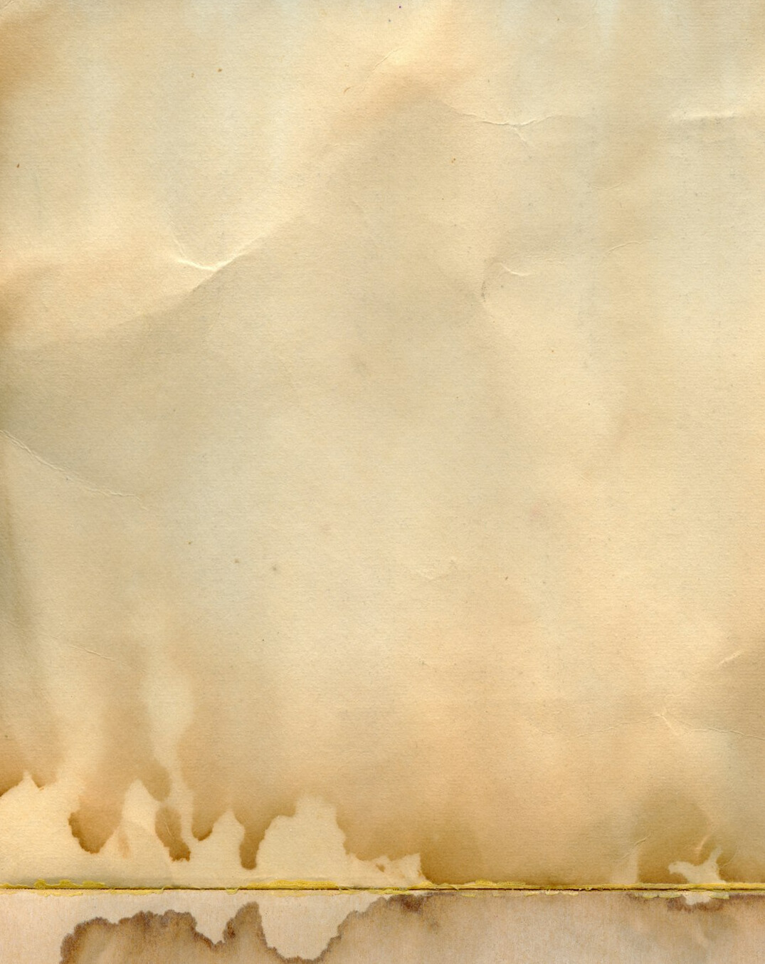 Close-up of an old paper map