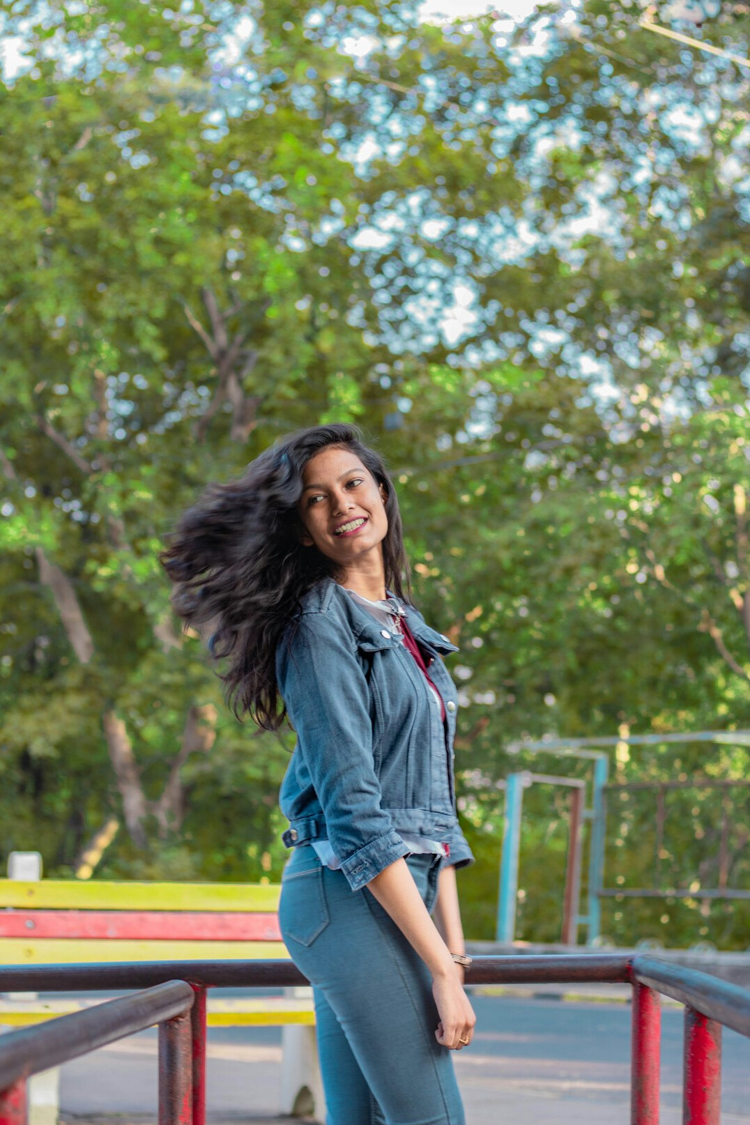 Portrait of a smiling young woman